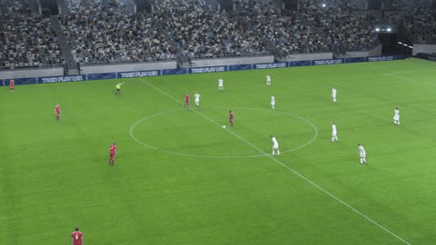 OD体育直播的足球比赛精彩进攻画面